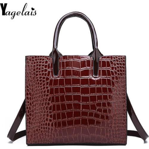 2019 High Quality Women Bag Women Leather Handbags Big Tote High Capacity Female Shoulder Bag Crossbody Bag Simple New Style