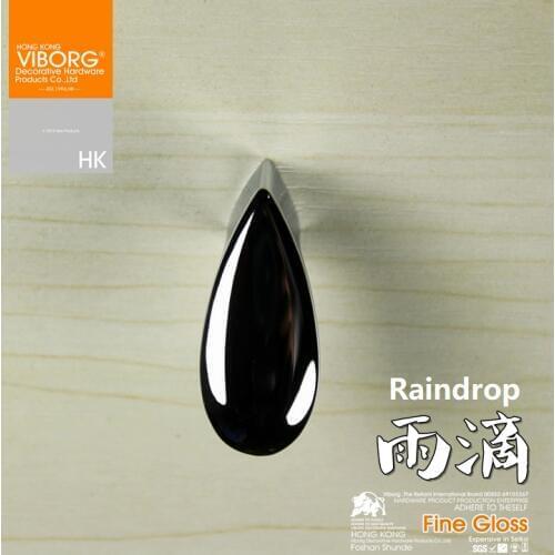 4 Pieces) VIBORG Top Quality Zinc Alloy Modern Cabinet Cupboard Door Pulls Knob Handles Drawer Pull Knobs Handle chrome SA-644