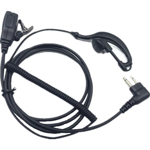 5pc G Shape Earpiece EAR PIECE Earphone Headphone Headset Coil Cord For Motorola Radio XTN446 XTN500 XTN600 GTX LTS2000 VL50