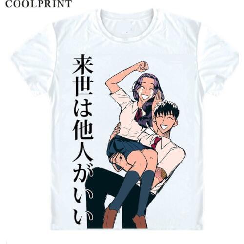 COOLPRINT Raise wa Tanin ga Ii T-Shirts Short Shirts Konishi Asuka Somei Yoshino An outsider is better in the afterlife Shirt