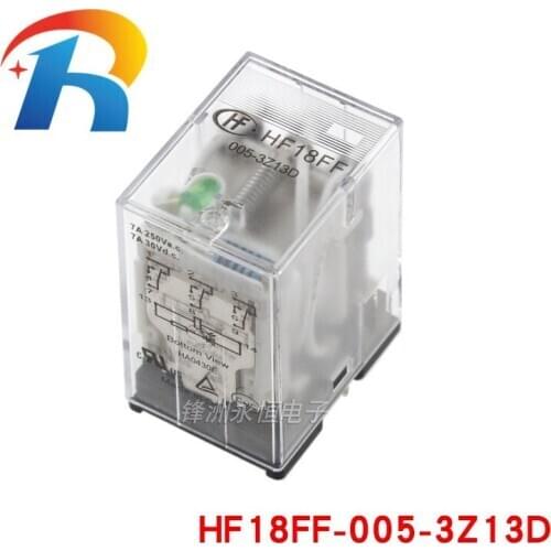 HF Relay HF18FF-005-3Z13D 5VDC HF18FF-012-3Z13D 12VDC HF18FF-024-3Z13D 24VDC three groups conversion 11PIN 7A250VAC socket type