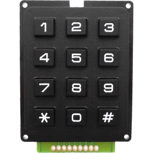 MCU keyboard button matrix keyboard 12 key keyboard module 3x4 Matrix Keyboard Keypad Module