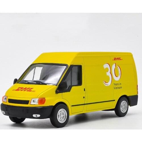 1/32 Alloy Die Casting Ford Transit Van Van Van Transporter Simulation Car Model Adult Collection Childrens Toy Gift Display