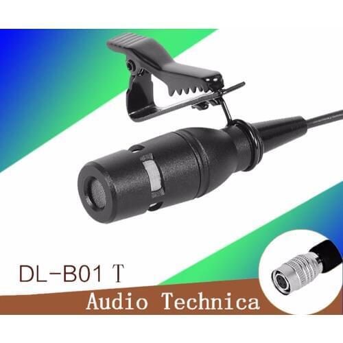 Pro Lavalier Microphone For Audio Technica Wireless System With Hirose 4 Pin Black Connector