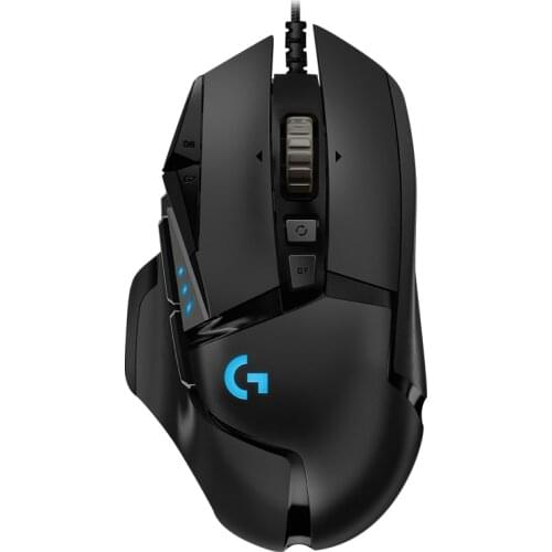 Logitech G502 HERO Wired Gaming Mouse with 11 Buttons, Length: 2.1m