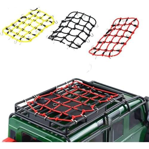 RC Car 1:10 Parts Accessories Elastic Luggage Net for Axial SCX10 90046 Traxxas TRX-4 Tamiya CC01 RC4WD D90 D110 Rock Crawler
