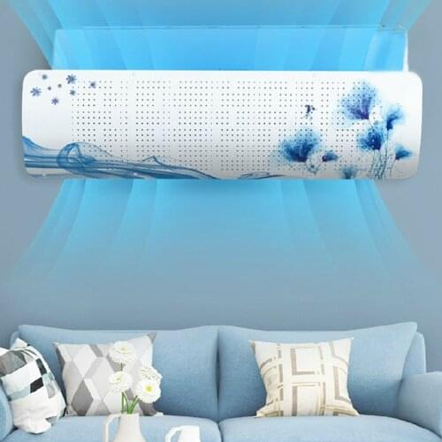 Air Conditioner Windshield Adjustable Wind Deflector Household Anti-Direct Blowing Air Windshield Hanging Air Conditioner Cover