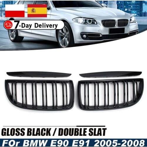 Pair Front Kidney Grille Grill For BMW E90 E91 3 Series 2004-2007/ E60 E61 2003-2010/E39 97-03/F10 F11 F18 09-17/F32 13-17/F20
