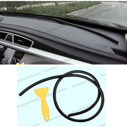 Lsrtw2017 Rubber Car Dashboard Seal Strip Trims for Geely Boyue Atlas Emgrand 2016 2017 2018 2019 2020 Interior Accessories