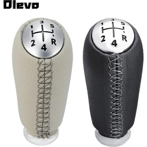 Chrome MT Gear Shift Knob for Renault Scenic II MK2 Megane 2 MK2 MK Clio III MK3 Shifter Stick Headball Pen Manual Beige Black