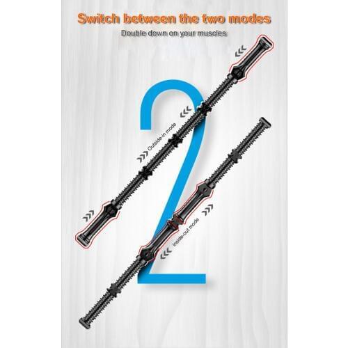 Arm force adjustable spring arm force bar 30-80KG fitness equipment grip bar practice chest muscle arm muscle puller