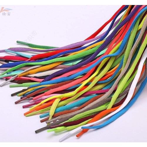 1Pairs 130cm Oval Athletic Solid Color Shoelaces For Adult Sport Sneaker Boots Shoe Laces Strings Multicolor Classic Shoe Laces