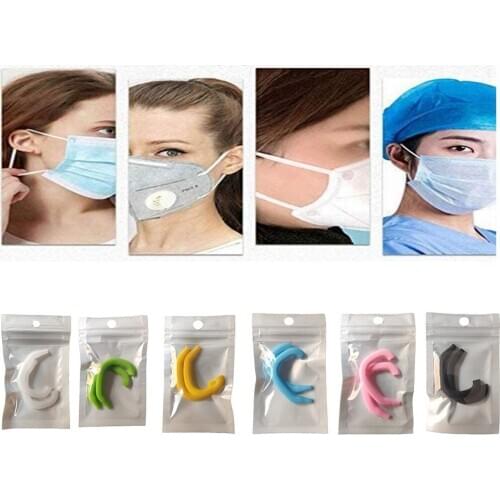 Ear Buckle Silicone Hook Strap Holder Extension For Mask Ear Protector Soft Anti-tightening Release Pain Protective Gear