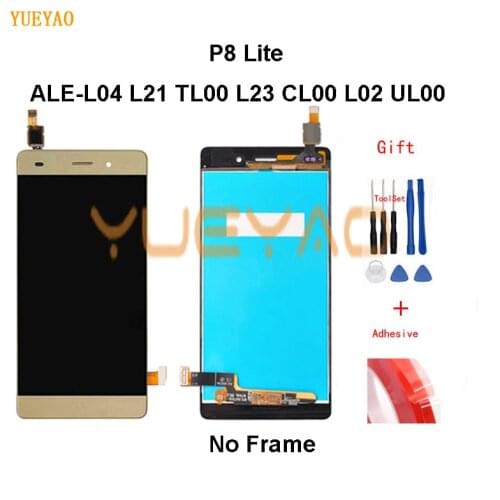 5.0" For Huawei P8 Lite LCD Display Touch Screen Digitizer Assembly Replacement ALE-L04 ALE-L21 For Huawei P8 Lite LCD