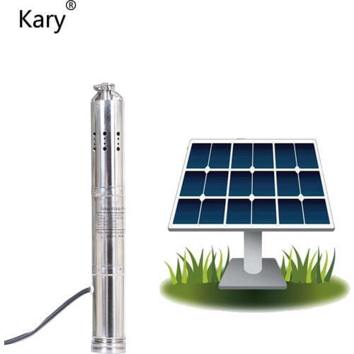 Kary factory price 3000l/h 12v lift 20m 1inch outlet dc solar brushless motor water pump for agriculture