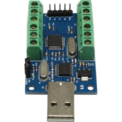 USB Interface 10 Channel 12Bit Bit AD Sampling Data Acquisition STM32 UART Communication ADC Module