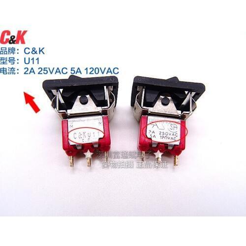 [VK] Import CK American ship type switch button switch 3 feet 2 gear shift switch U11 button switch