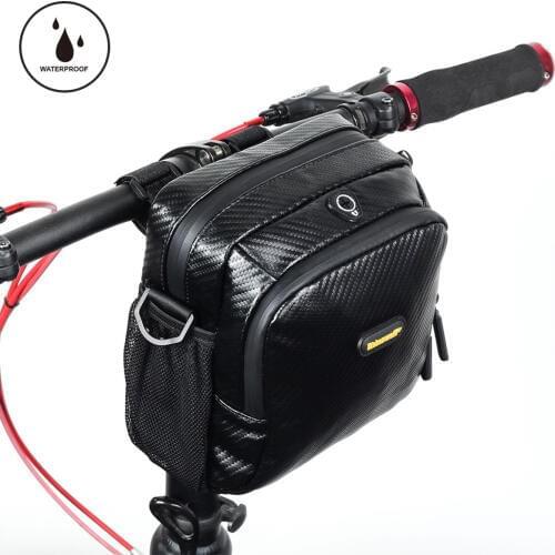 Waterproof Bicycle Front Tube Bags Big Capacity MTB Cycling Handlebar Bags Front Frame Trunk Pannier Bike Accessories
