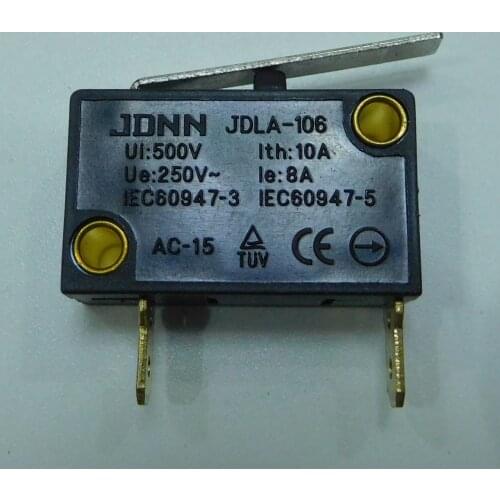 2pc JDLA-106 250V 10/8A Small-Scale Limit Switch Single Dual Units Type Micro Electric Control Switches for Mechanical Equipment