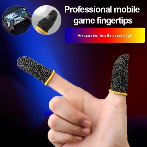 Fingertips For PUBG PS5 PS4 Games Press Touch Screen Sensitive Touch Gaming Finger Glove Sleeve Breathable Gaming Accessories