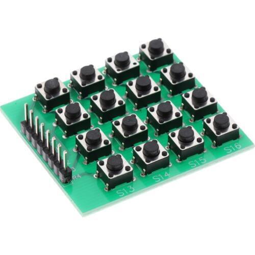 4x4 Keyboard Module 4x4 Matrix Keyboard Keypad 16 Buttons Switch for - 1 pack