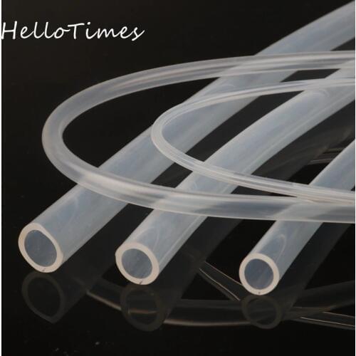 5 Meters Transparent Food Grade Silicone tube 2 4 6 8 10 12 16 20mm Flexible Garden Rubber hose Aquarium Soft Tubing Hose