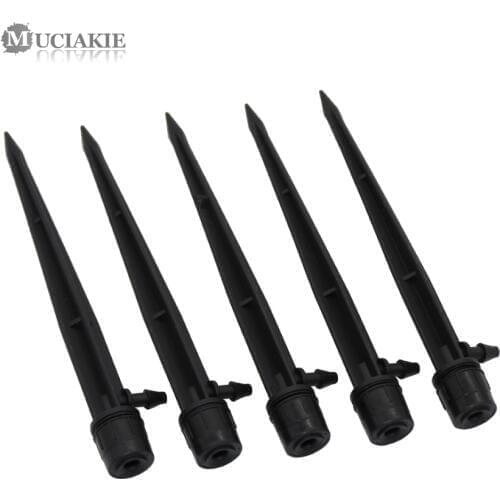 MUCIAKIE 50PCS Adjustable 360 Degrees Rotating Garden Watering Sprinklers Ring Emitter Drip Irrigation System Connect 4/7mm Hose