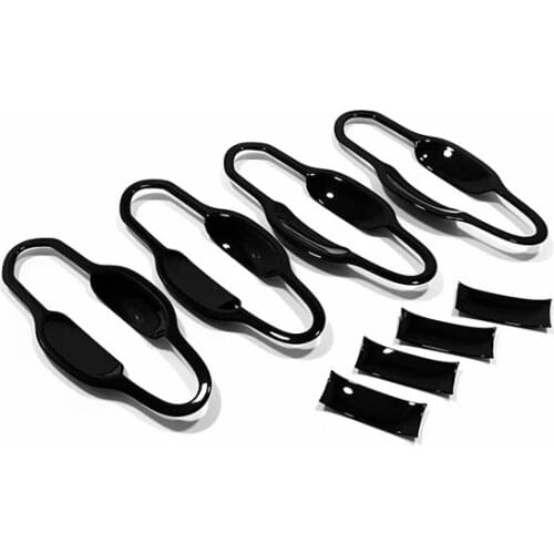 For Toyota RAV4 2019 2020 2021 ABS plastic Black Car accessories handle bowl protector sticker Cover Trim Molding decoration