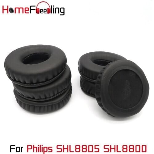 Homefeeling Ear Pads for Philips SHL8805 SHL8800 Headphones Super Soft Velour Sheepskin Leather Ear Cushions Replacement