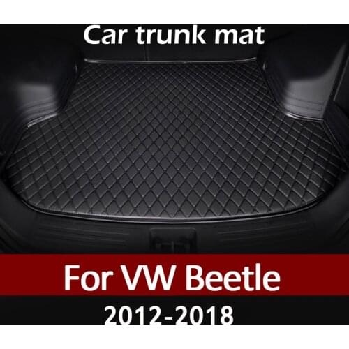 MIDOON Car trunk mat for Volkswagen Beetle 2012 2013 2014 2015 2016 2017 2018 cargo liner carpet interior accessories cover