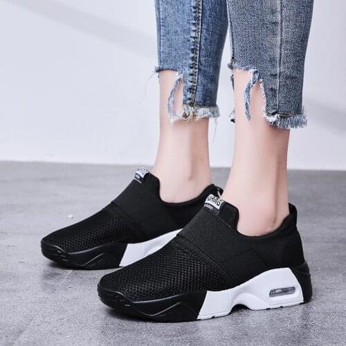 Big Size Summer Air Cushion Womens Sport Shoes Women Sneakers Womens Sports Shoes Running Black Athletic Brands Jogging A-1297