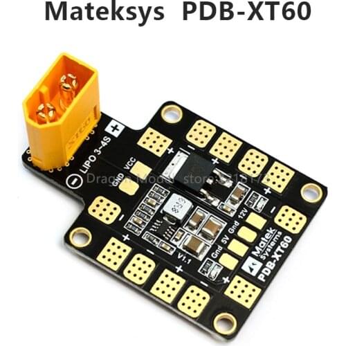 Matek Systems PDB Power Distribution Board XT60 W/ BEC 5V & 12V 2oz Copper For RC Helicopter FPV Quadcopter Muliticopter Drone