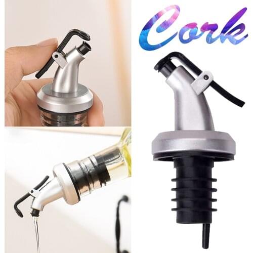 Multifunctional Kitchen Seasoning Bottle Oil Bottle Soy Sauce Bottle Vinegar Bottle Sealing Stopper Leak-proof Bottle Stopper