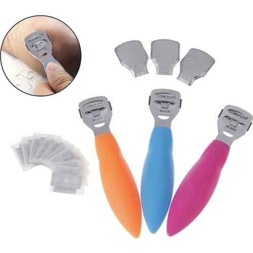 NEW 1PCS Stainless Steel Foot Skin Shaver Corn Cuticle Cutter Remover Rasp Pedicure File Foot Callus Foot Care Tool