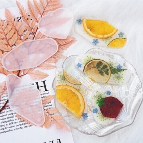 3pcs/set Clear Silicone Mold Mould Epoxy Resin Jewelry Making Tool Hole For Sweater Chain Pendant Necklace