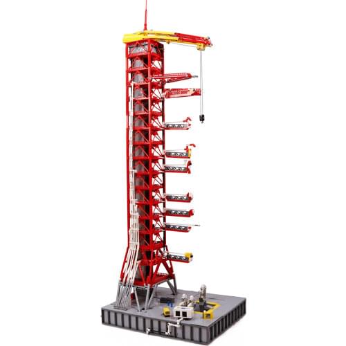New Apollo Saturn V Launch Tower FOR 21309 Wars Space Series Science And Education Building Bricks Gift