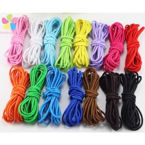 SALE! 2mm Elastic Nylon Cords Jewelry String Ropes DIY Crafts 30y/lot,2y/color I0717