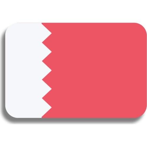 RSHCZY Bahrain Flag Pin Acrylic Brooch Flag Badge Jeans Coat Hat Bag Accessories Classic Patriotism Ornaments