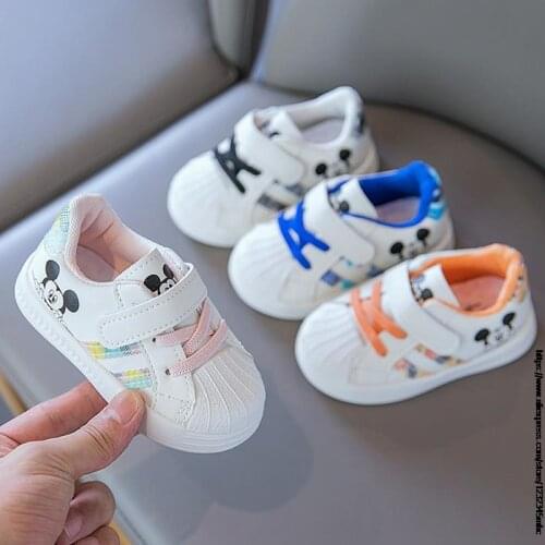 Spring Autumn Cartoon Mickey Children Shoes For Boys Girls Sport Sneakers Kids Leisure Casual Shoes Breathable Running Toddler