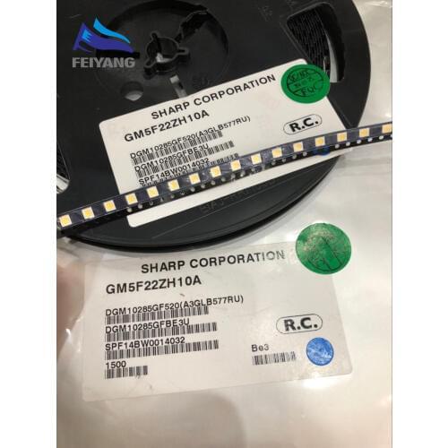 500PCS For SHARP LED TV Application LCD Backlight for TV LED Backlight 1W 3V 3535 3537 Cool white GM5F22ZH10A