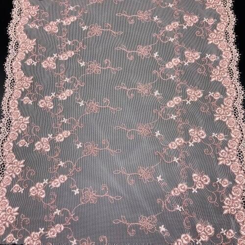TOP QUALITY 30cm Handmade DIY Garment Accessories Tulle Lace Embroidery Curtains Lace Trim