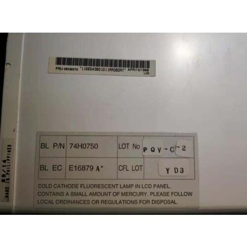 74H0750 LCD screen