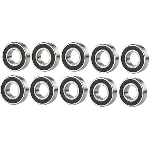 10Pcs/Set 6205-2RS Ball Bearing Dual Sided Rubber Sealed Deep Groove