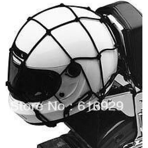 10pc/lot MOTORCYCLE CARGO BUNGEE WEB PACKING HELMET NET web package For Honda Yamaha Kawasaki ATV Moped Bicyle Luggage Mesh