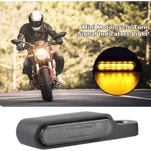 12V Motorcycle Turn Signal Indicators Amber LED Blinker Lights Electric Vehicle Turn Signal Turn Light Metal LED Indicator Light