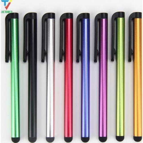 2000pcs/lot Universal Capacitive Stylus Touch Pen for iPhone samsung galaxy iPad mini Tablet PC cellphone mobile phone wholesale