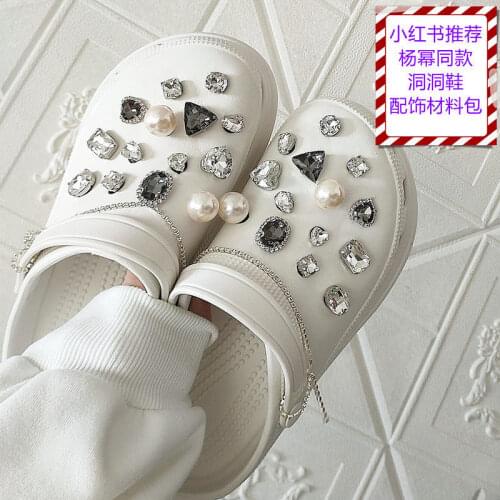 2021 Luxury Girl Croc Charms Shoe Decorations DIY Clogs Women Shoe Buckle Hight Quality and Fashion Rhinestone Croc Decoration