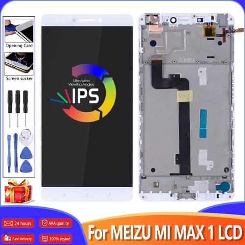 6.44" Original LCD Digitizer For Xiaomi Mi MAX 1 LCD Display Touch Screen Replacement Display For XIAOMI MAX1 LCD Screen