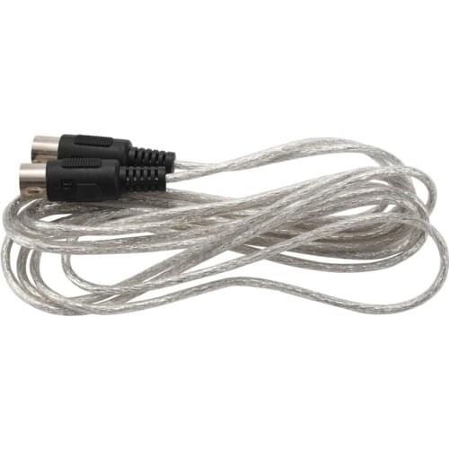 9.8FT Midi Male to Male DIN 5-Pin Music Instrument Extension Cable Connector