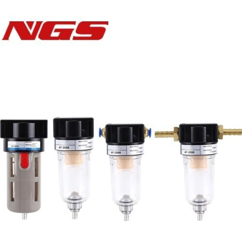 AF2000 1/4" PT Moisture eliminator Compressor Pressure Regulator Air Filter Oil and water separator Pneumatic Components